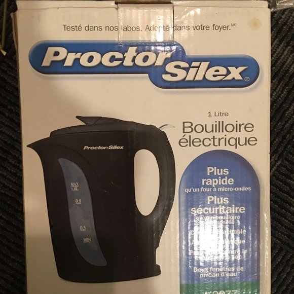SOLD PROCTOR SILEX Black Jug Electric Kettle - Picture 1 of 1